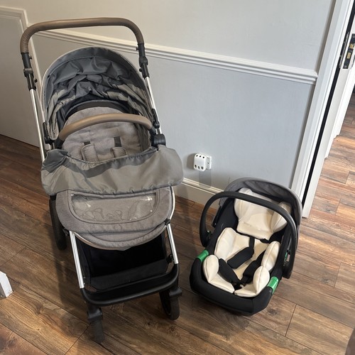 Grey brown pushchair - &,