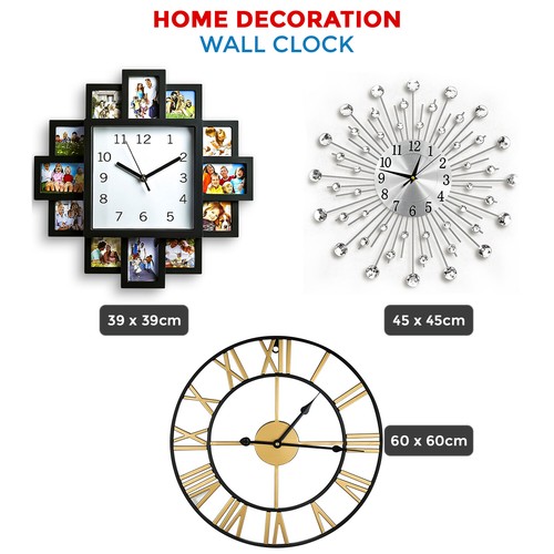 Wall clock 45cm - clock, for