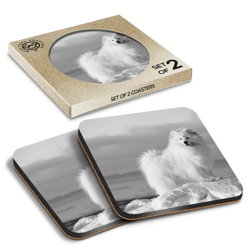 Boxed square coasters - square,