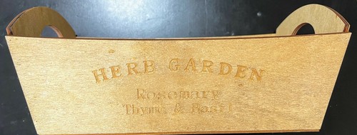 Herb planter box - herb,