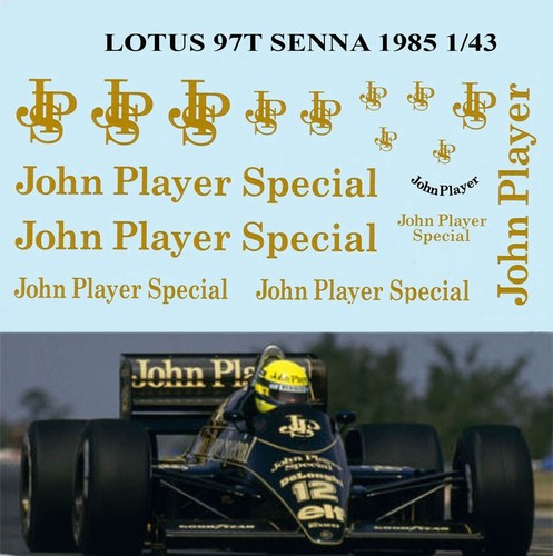 Decals for lotus 97t - 1/43,