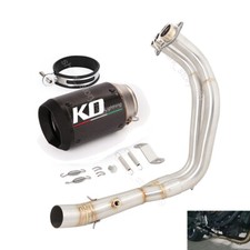 For Yamaha YZF R7 MT07 2021-25 Whole Exhaust Muffler System Front Pipe Silencer