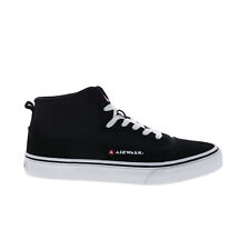 Airwalk Ollie CW06511M Mens Black Suede Skate Inspired Sneakers Shoes