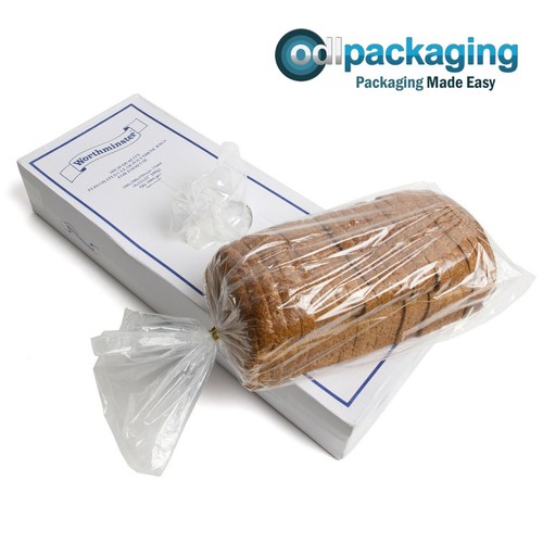 Clear polythene plastic bags - clear,