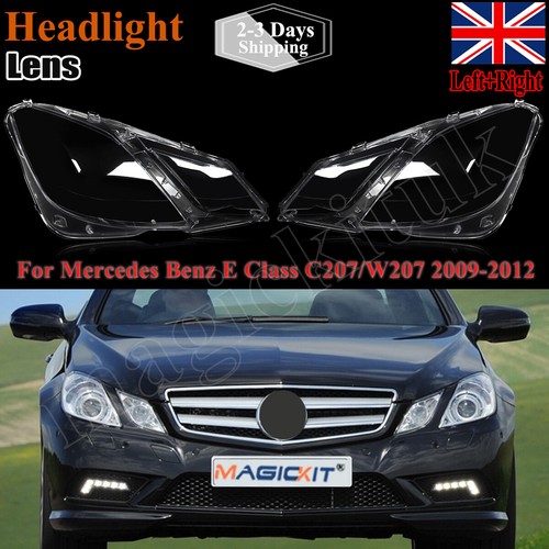 Headlight lens for mercedes - 2x,