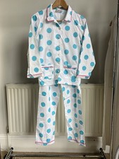 Wonderful Rachel Riley BNWOT 14Y Girls Big Blue Spotty Long Sleeve 100% Cotton