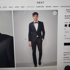 Next Tuxedo Dinner   2 Piece Suit