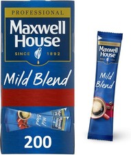 Maxwell House Mild Instant Coffee Sticks 200x1.5g