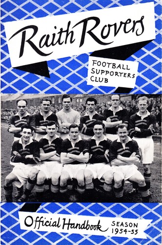 Raith rovers handbook 1954 - rovers,