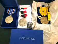 WW2 MEDALS DATED BOX 9/18/45 +