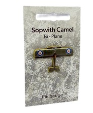 Enamel Sopwith Camel Pin Badge