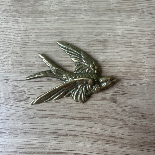Vintage brass flying swallow - vintage,