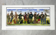 Annie Tempest 'The Armed Cocktail Party' hunting/shooting print signed 2018