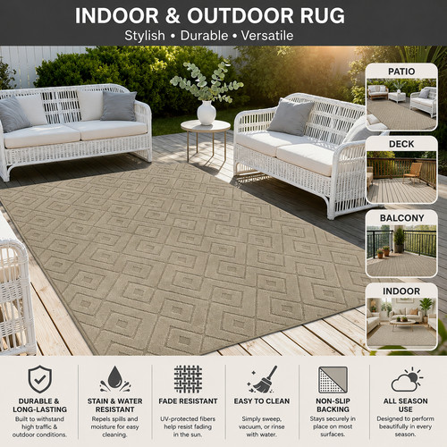 Outdoor rug garden - outdoor,