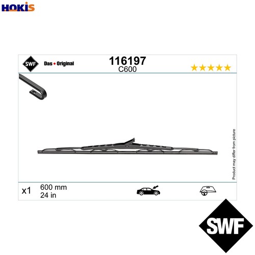 Wiper blade 116197 - 116197, vw