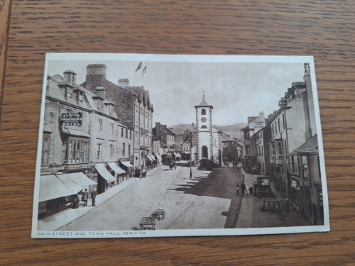 Old postcard keswick lake - keswick,,
