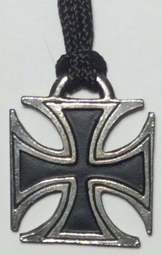 Iron cross pendant necklace - cross,