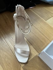 NEW LADIES IVORY SATIN WEDDING