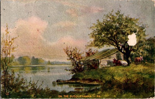 Harrisburg postcard rural - pa,