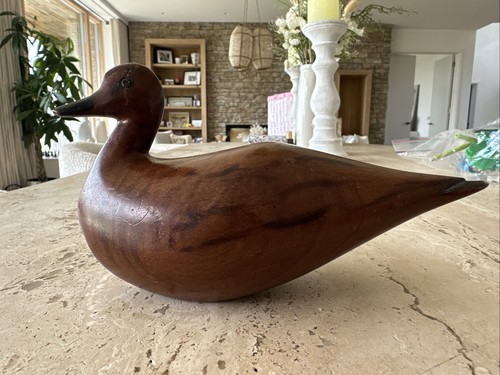 Vintage wooden duck vgc - wooden,