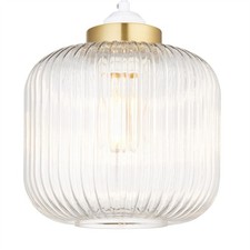 Modern Ribbed Glass Easy Fit