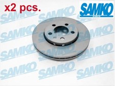 X2 PCS FRONT BRAKE DISC SET