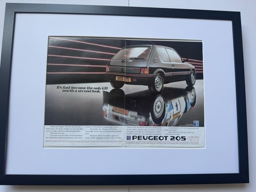Framed peugeot 205 turbo - framed, 16