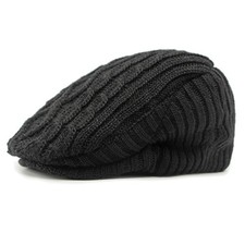 Wool Newsboy Beret Fleece