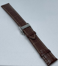 Beautiful 19mm Croc Brown