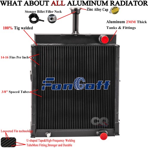 Row radiator fit - radiator, 385