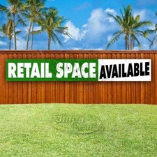 RETAIL SPACE AVAILABLE Advertising Vinyl Banner Flag Sign LARGE HUGE XXL