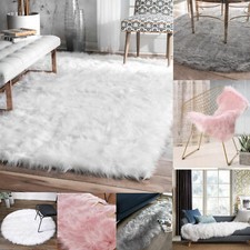Faux SHEEPSKIN Rug Animal Fur