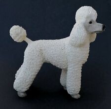 Standard White Poodle Dog Figurine Dog Studies by Leonardo 14.5cm High