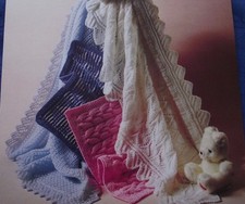 VINTAGE 2 BLANKETS/SHAWLS & 2