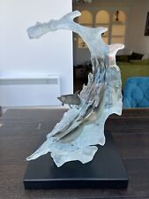 Robert Wyland -Dolphin Sea- Lucite Acrylic Fine Art Limited Edition Sculpture