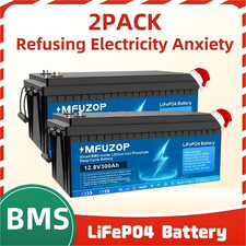 2PACK 12V 300Ah LiFePO4