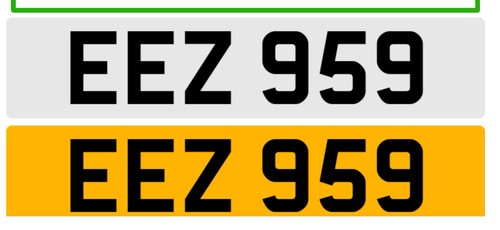 Eez 959 private - 959, plate