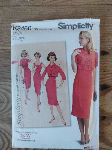 Simplicity sewing pattern - sewing, 50's