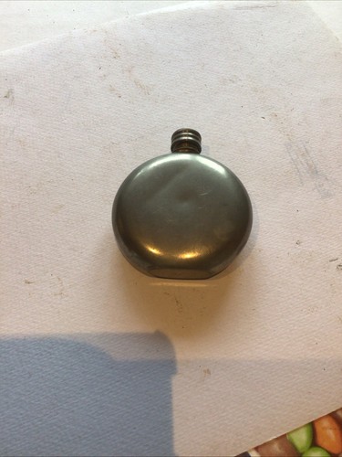 Pewter hip flask - flask, english