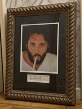 Paul McCartney Genuine Hand Signed Autograph With Picture Frame.COA