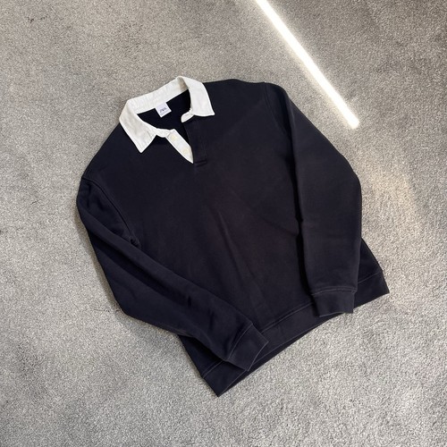 Navy zara rugby shirt - shirt,