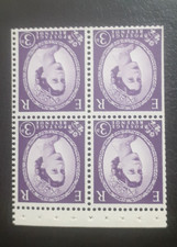 SB91a Wilding Edward Inverted 3d Booklet Pane U/M