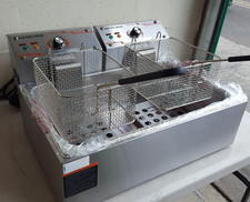 Commercial Electric  double Deep Fat Fryer Single tank  10 litre oil capacity