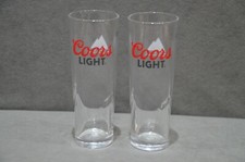 2x Coors Light Half Pint 10oz