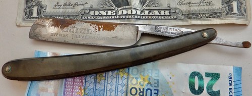 Old straight razor - old,
