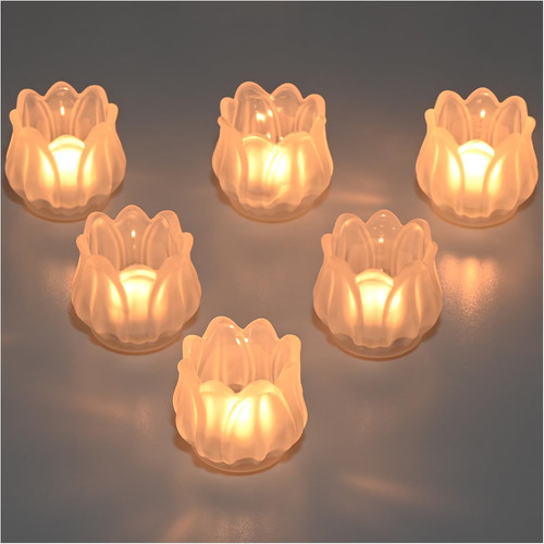 Set glass tea light - 6,