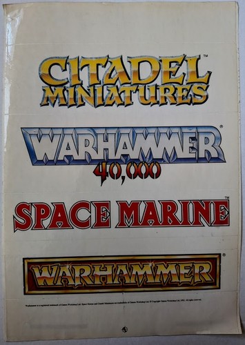 Warhammer 40k citadel - warhammer,