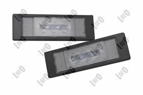 Licence plate light - plate, fits: