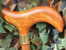 Apple wood walking stick