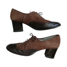 Vintage Clarks brogue suede